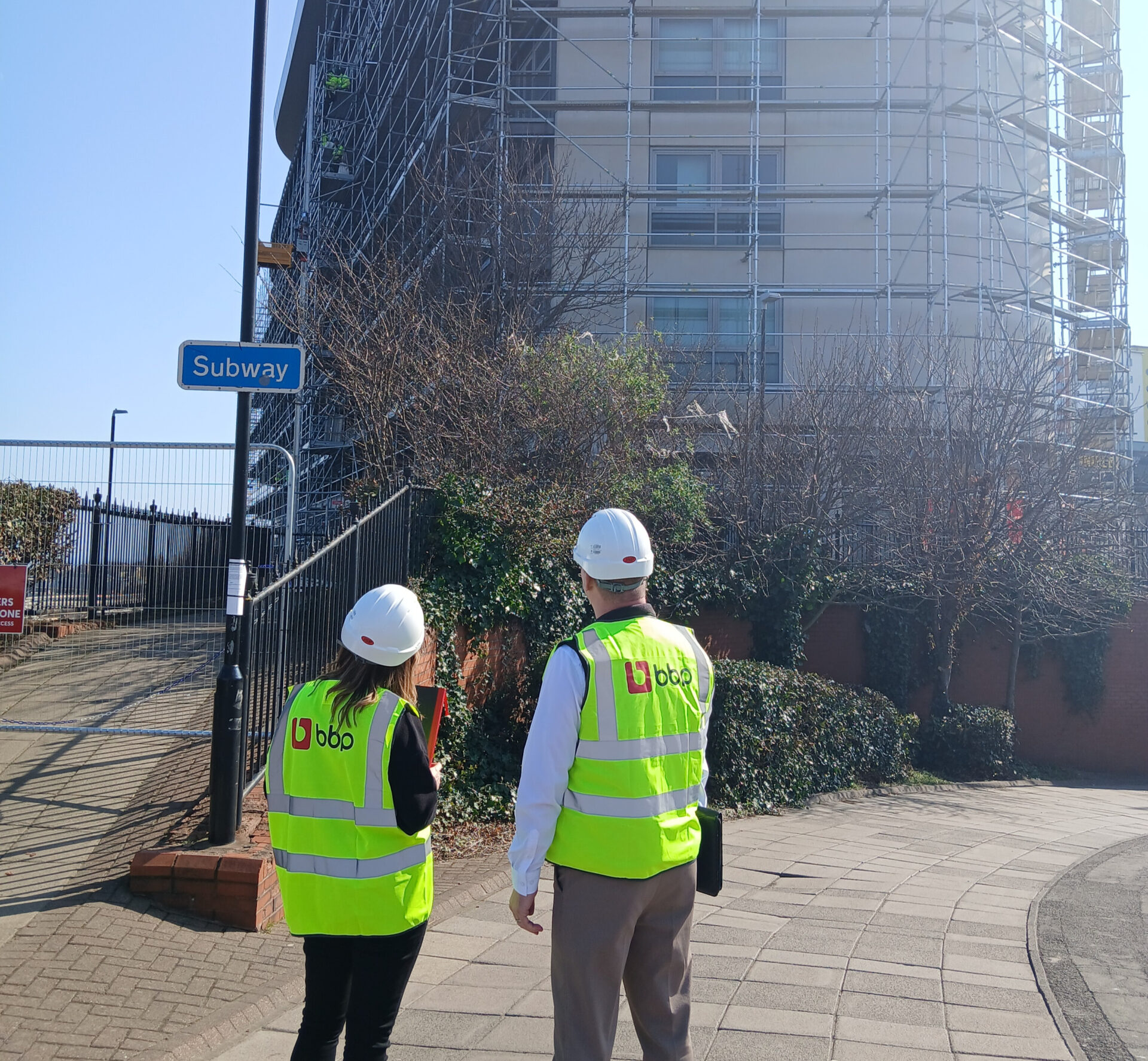 Rachel and Stephen at Echo Building, Sunderland