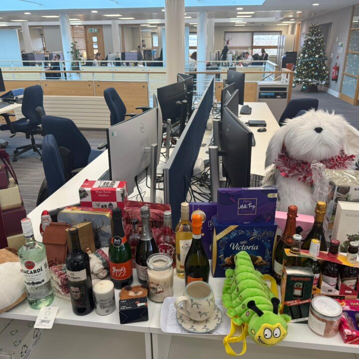 Festive tombola prizes