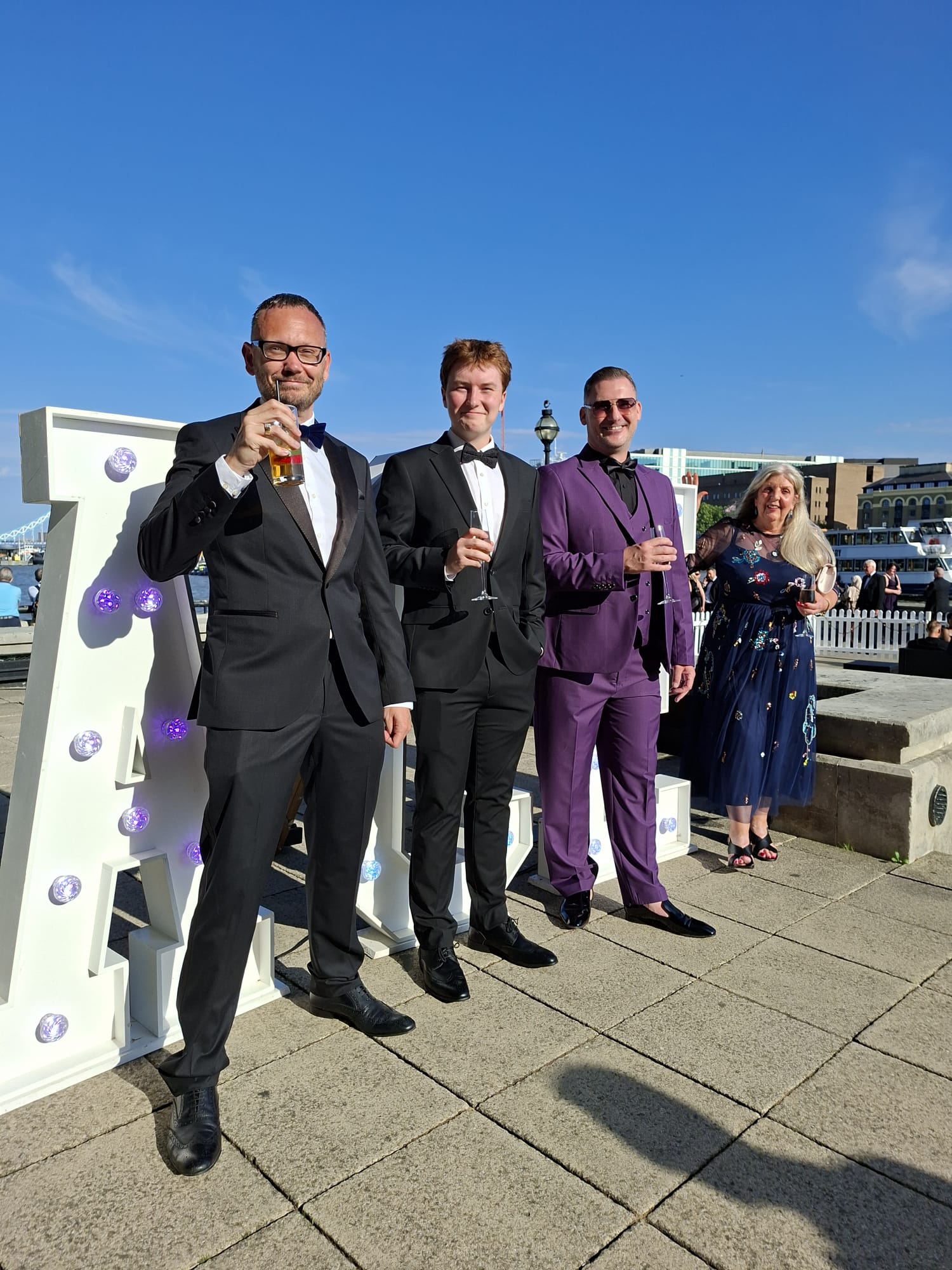 Mark, Joe, Stephen, Vivienne